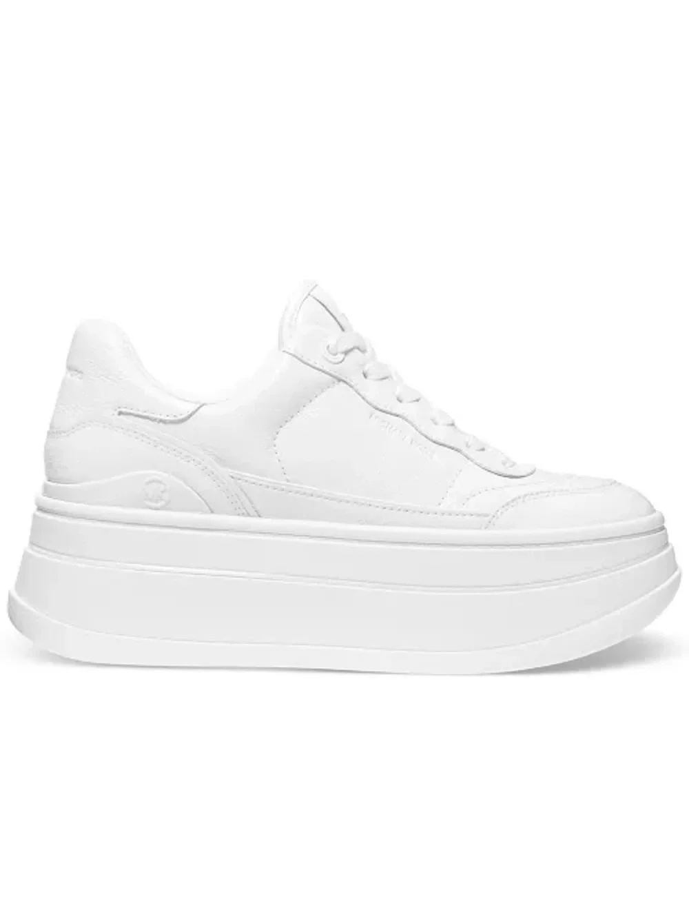 Michael Kors Hayes Optic White Platform Sneakers Size 7.5 NEW
